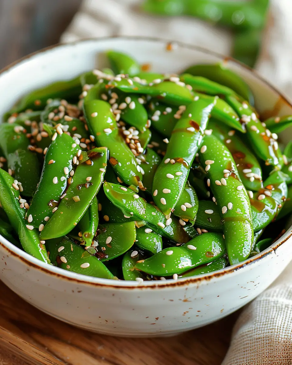 Sesame Ginger Snap Peas Recipe: Easy and Delicious Side Dish
