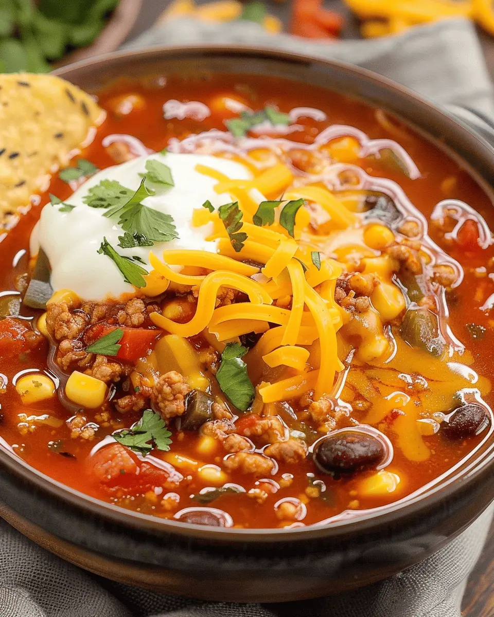 5 Ingredient Taco Soup: Easy Comfort Food in Minutes