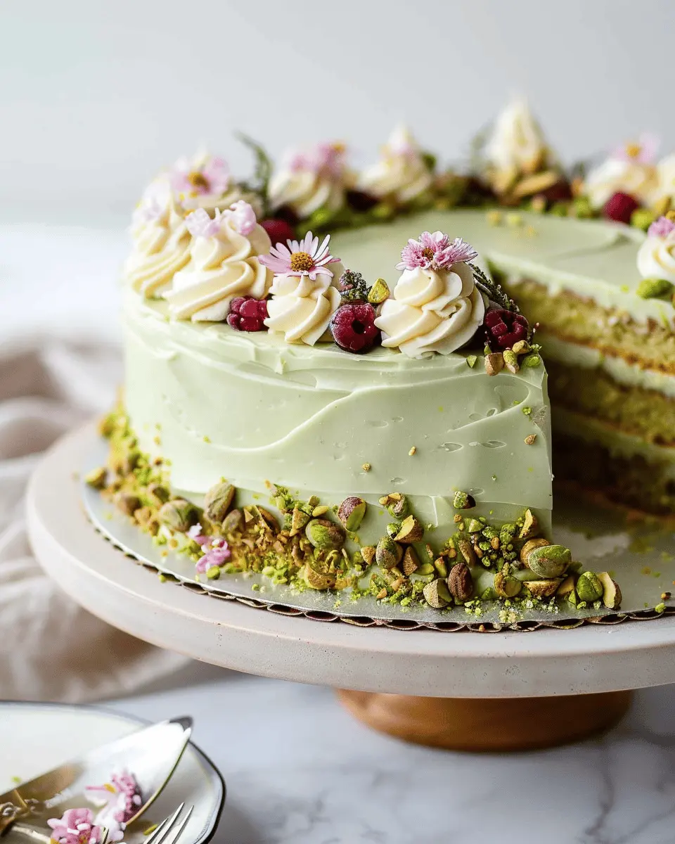 Pistachio Cake Bliss: Easy Recipe for Delightful Homemade Treats