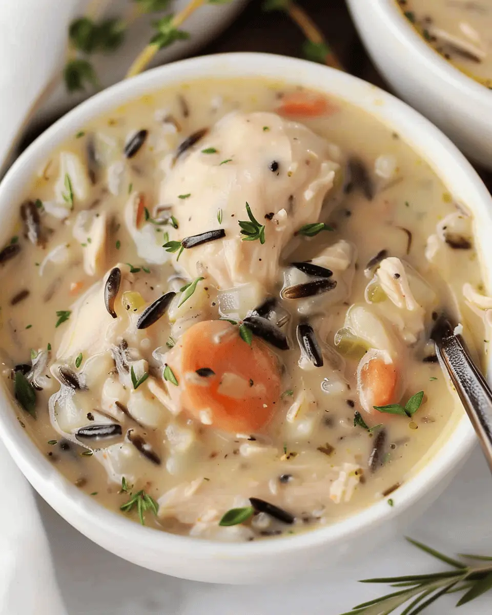 Chicken and Wild Rice Soup: Cozy Comfort with Turkey Bacon
