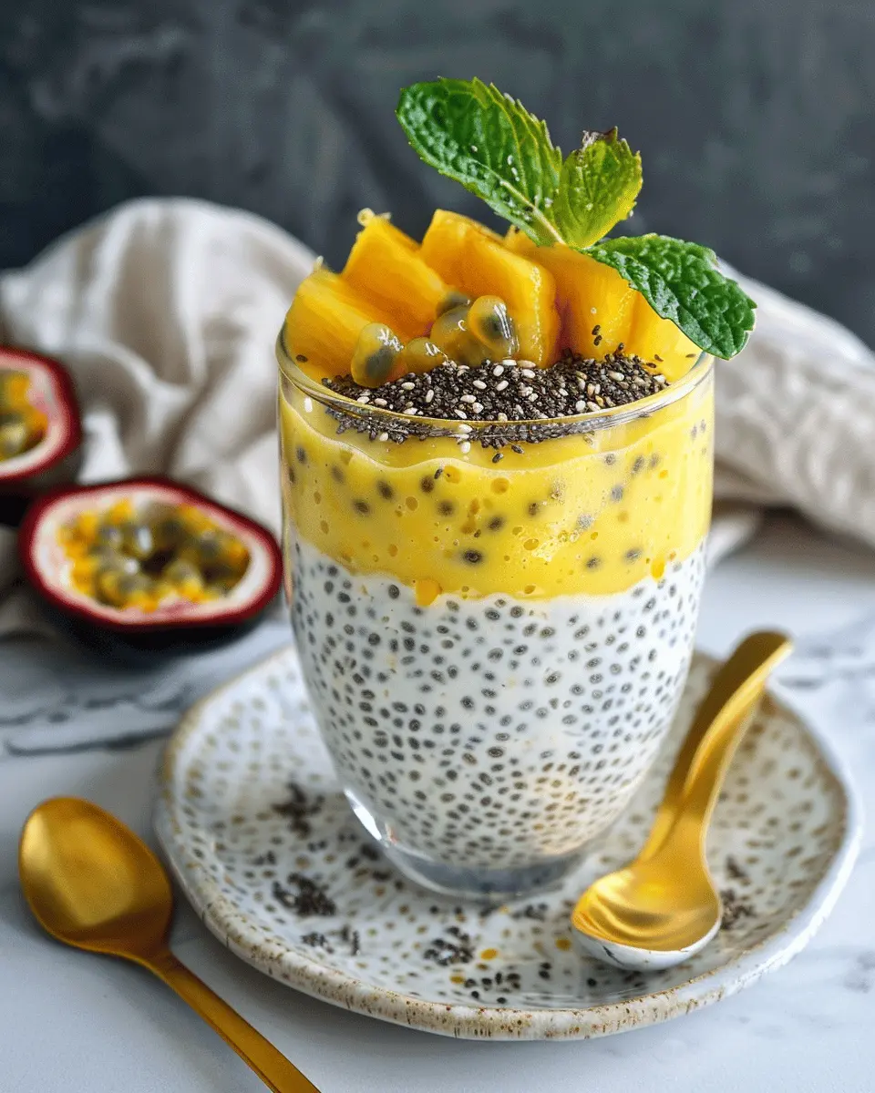 Passion Fruit Chia Pudding: The Easy, Indulgent Treat You’ll Love