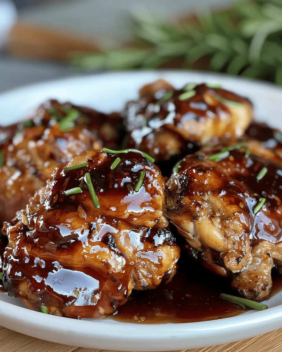 Sweet and Spicy Glazed Chicken: A Juicy Delight for Dinner