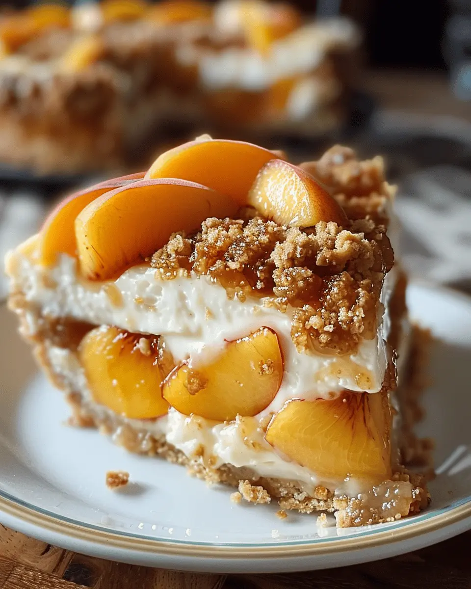Peach Cobbler Cheesecake Fusion: The Best Indulgent Dessert Recipe