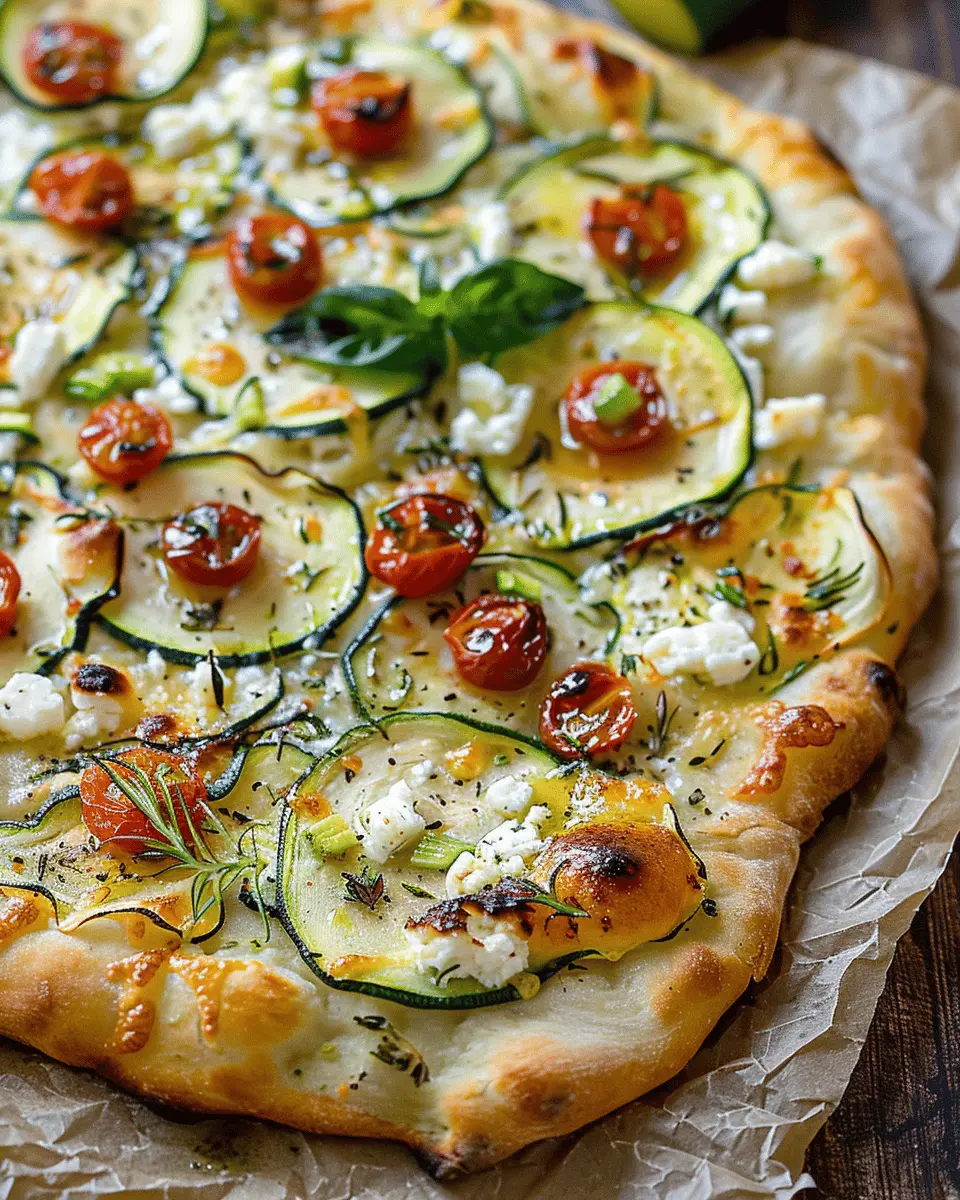 Zucchini & Herbed Ricotta Flatbread: A Fresh, Delicious Twist