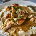 Easy Crockpot Chicken and Gravy Recipe