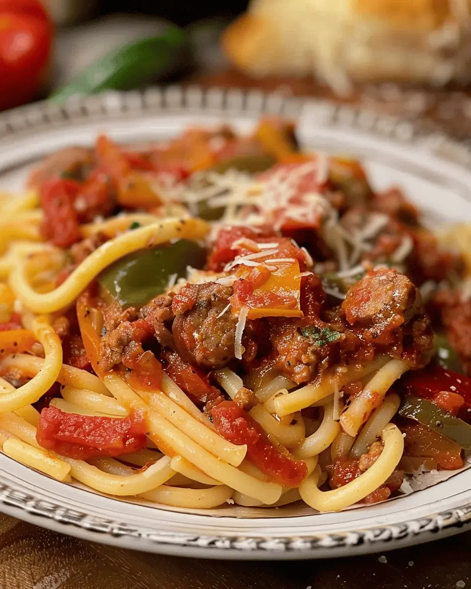 Sausage and Pepper Pasta: Easy, Flavorful Meal for Everyone