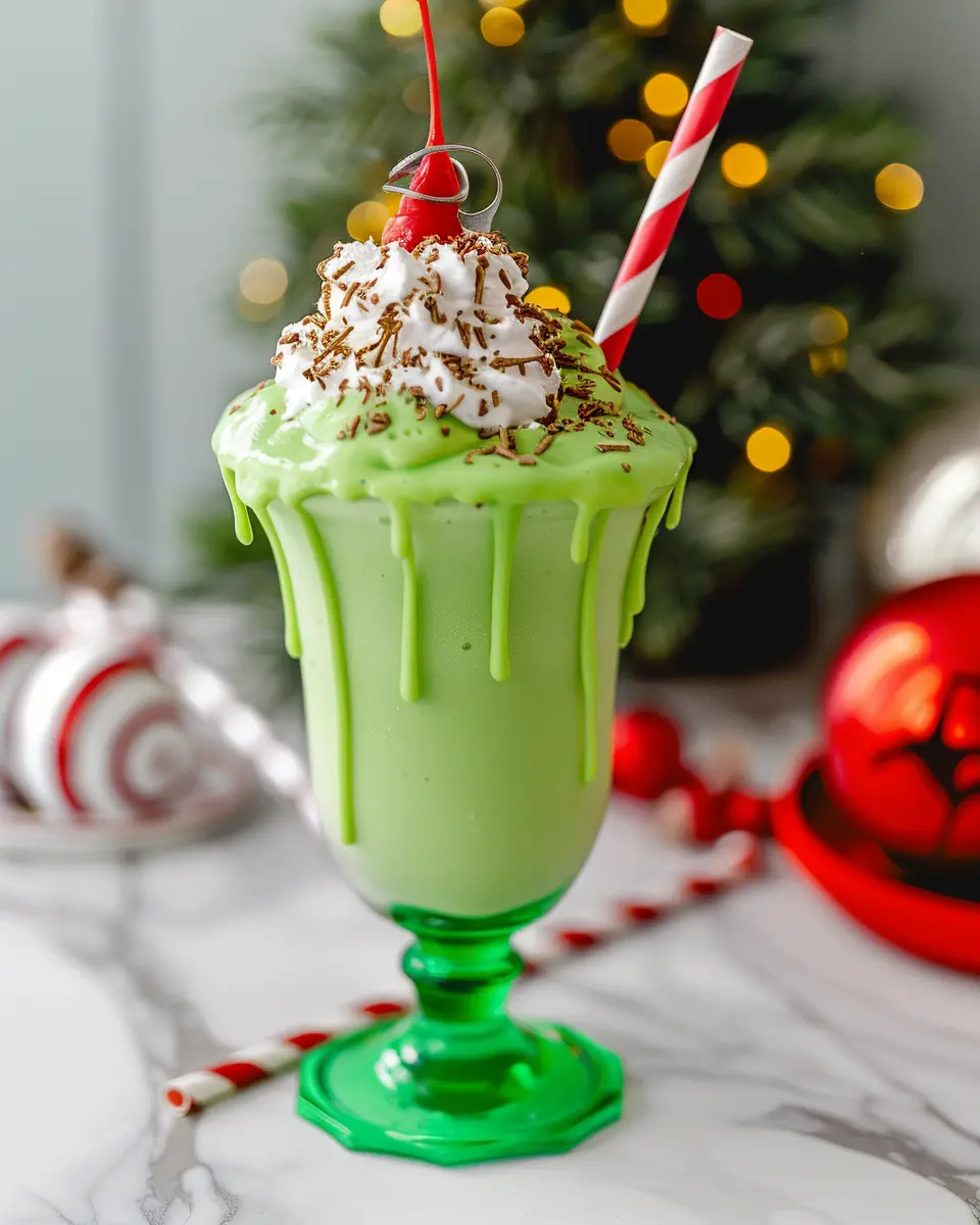 Ninja Creami Grinch Milkshake: Indulgent Festive Delight at Home