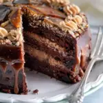 Praline Turtle Cake
