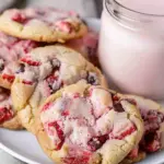 Air Fryer Strawberry Cake Mix Cookies