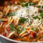 Tasty Crockpot Chicken Parmesan Soup Recipe