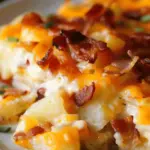 Cheesy Potato Casserole with Bacon