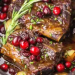 Crockpot Cranberry Short Ribs