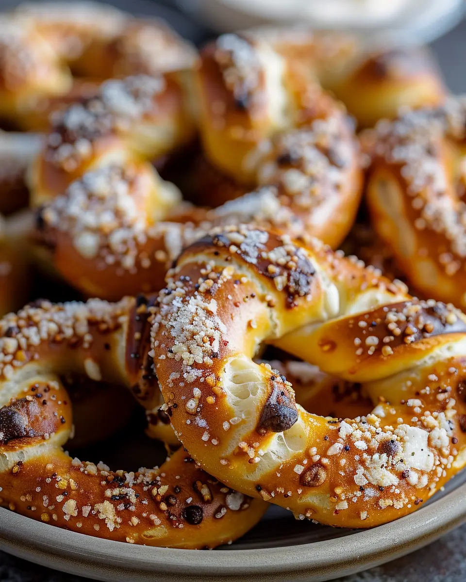 Soft Pretzels with Parmesan: Deliciously Cheesy Cider Dip Recipe