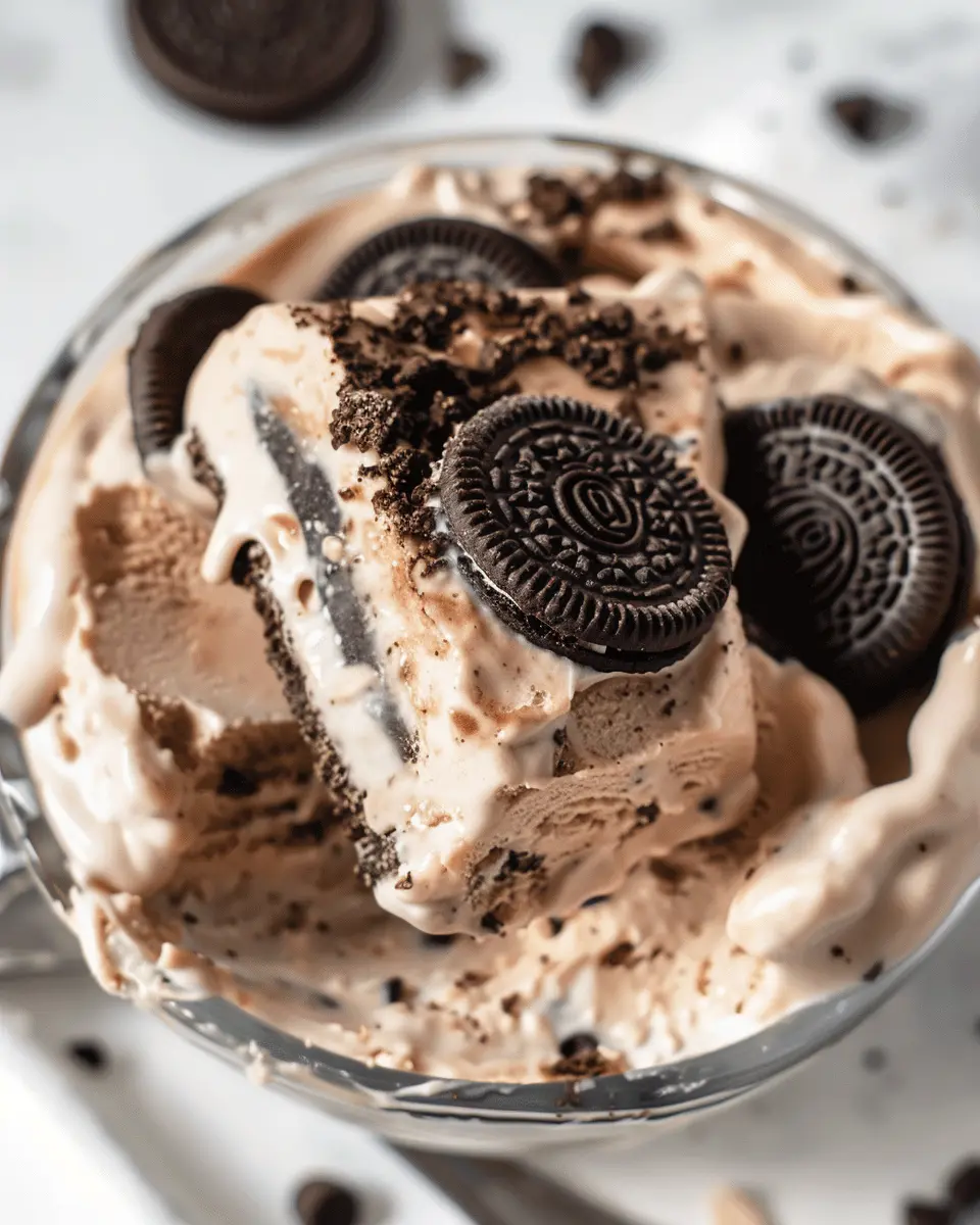 Ninja Creami Copycat Dairy Queen Oreo Fudge Brownie Blizzard