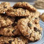 Chewy Oatmeal Raisin Cookies