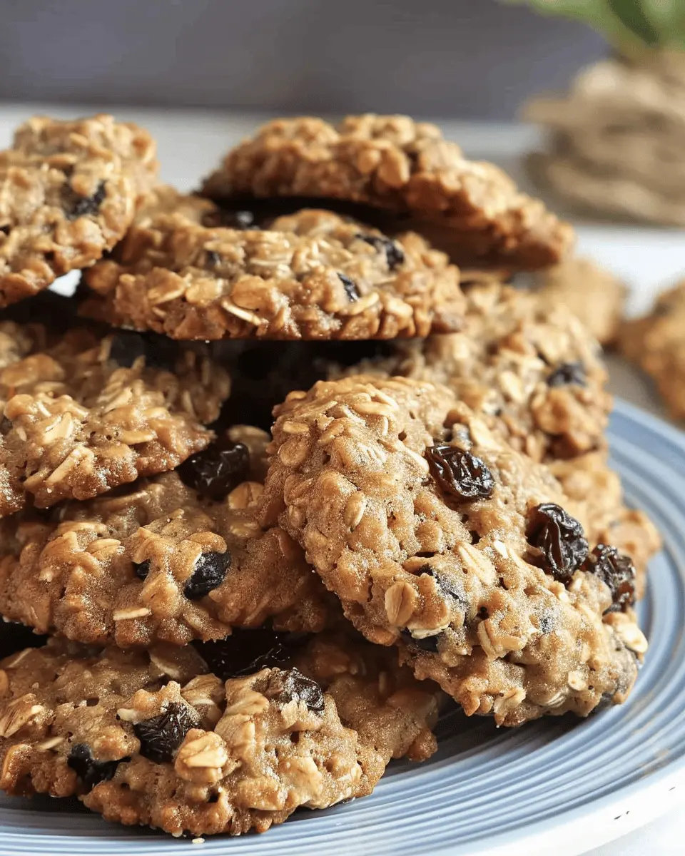 Chewy Oatmeal Raisin Cookies: The Easy Homemade Delight you Crave