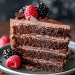 Dark Chocolate Mousse Cake