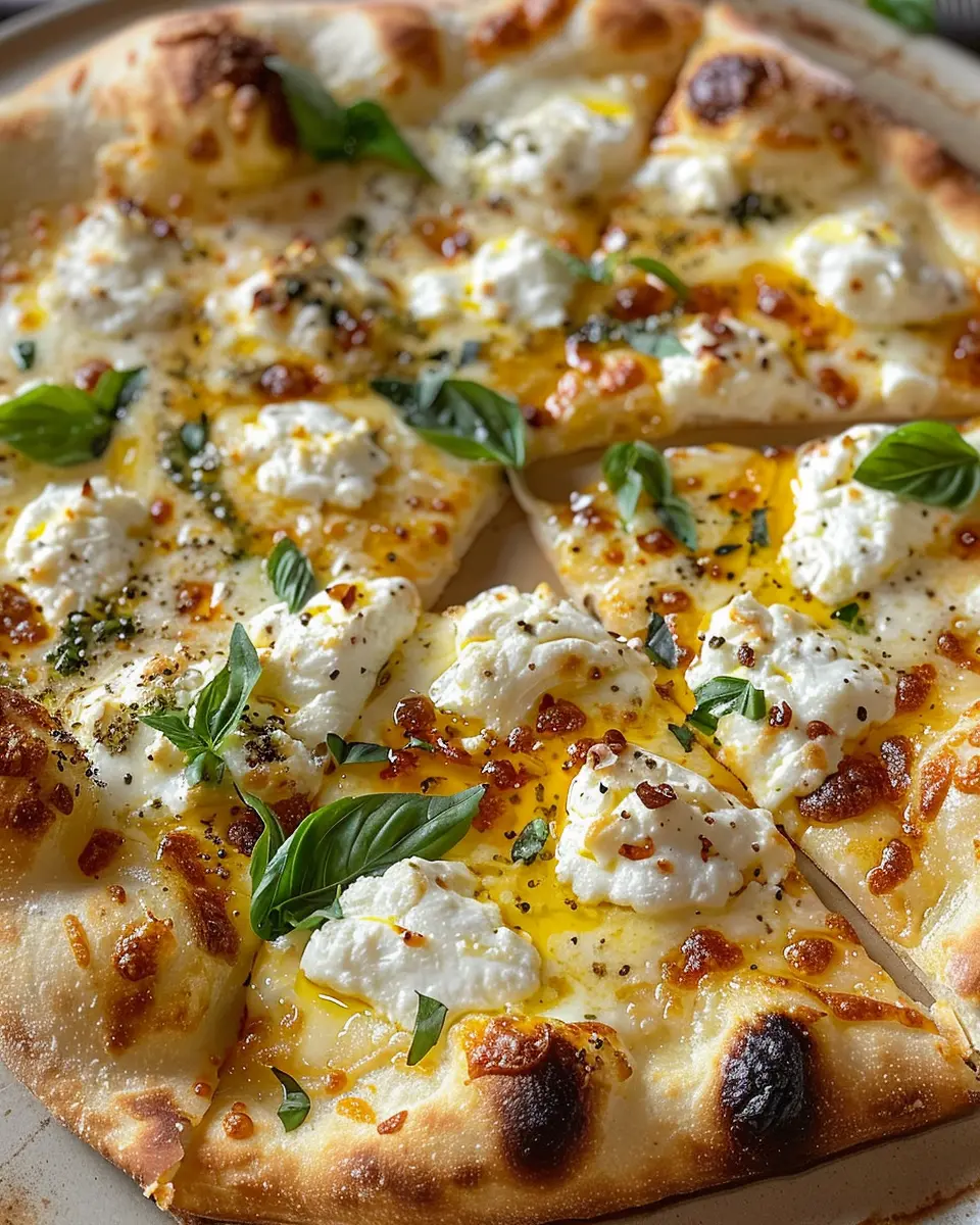 Hot Honey Ricotta Pizza: An Indulgent Sweet and Savory Delight