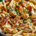 Cajun Chicken Pasta in Creamy Parmesan Garlic Sauce Recipe