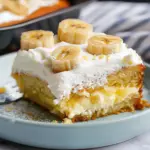 Air Fryer Banana Poke Cake