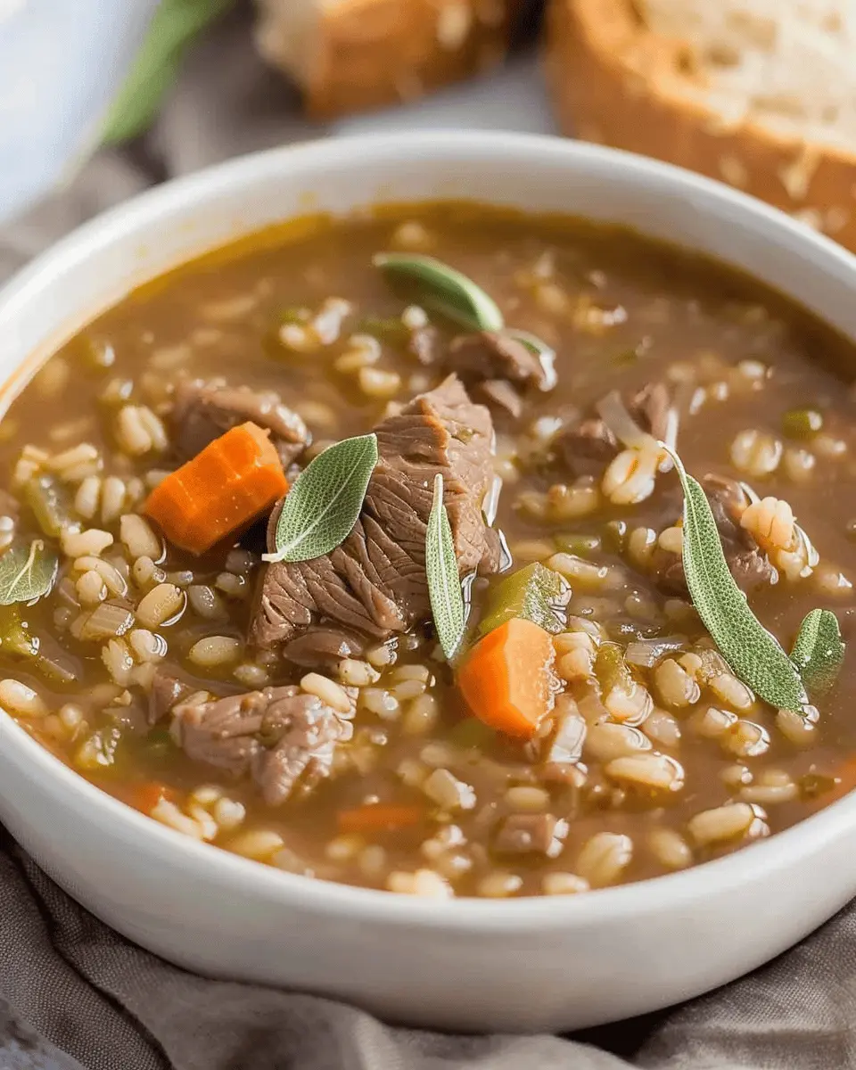Beef Barley Soup: The Best Comforting Recipe for Homemade Goodness