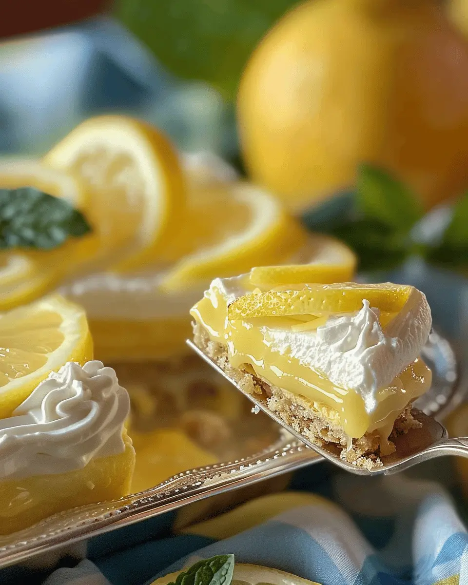 Lemon Delight: Easy Recipe for a Refreshing Zesty Treat