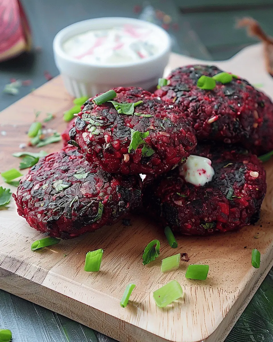 Beetroot and Mozzarella Patties: Easy, Colorful Delights for All