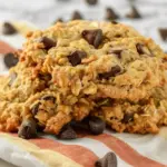 Air Fryer Chocolate Chip Oatmeal Cookies