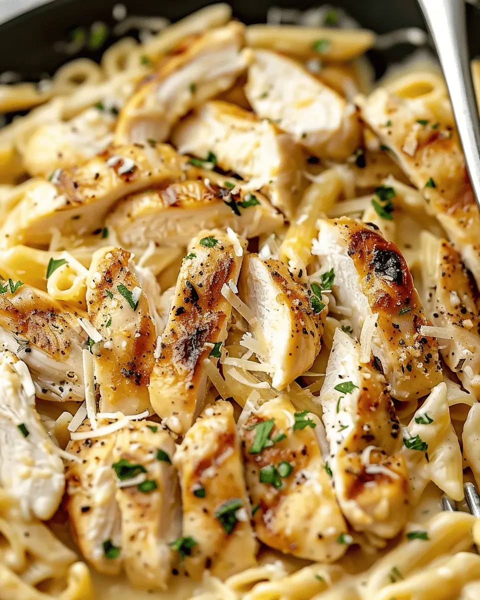 Make This Garlic Parmesan Chicken Pasta Tonight for a Cozy Dinner