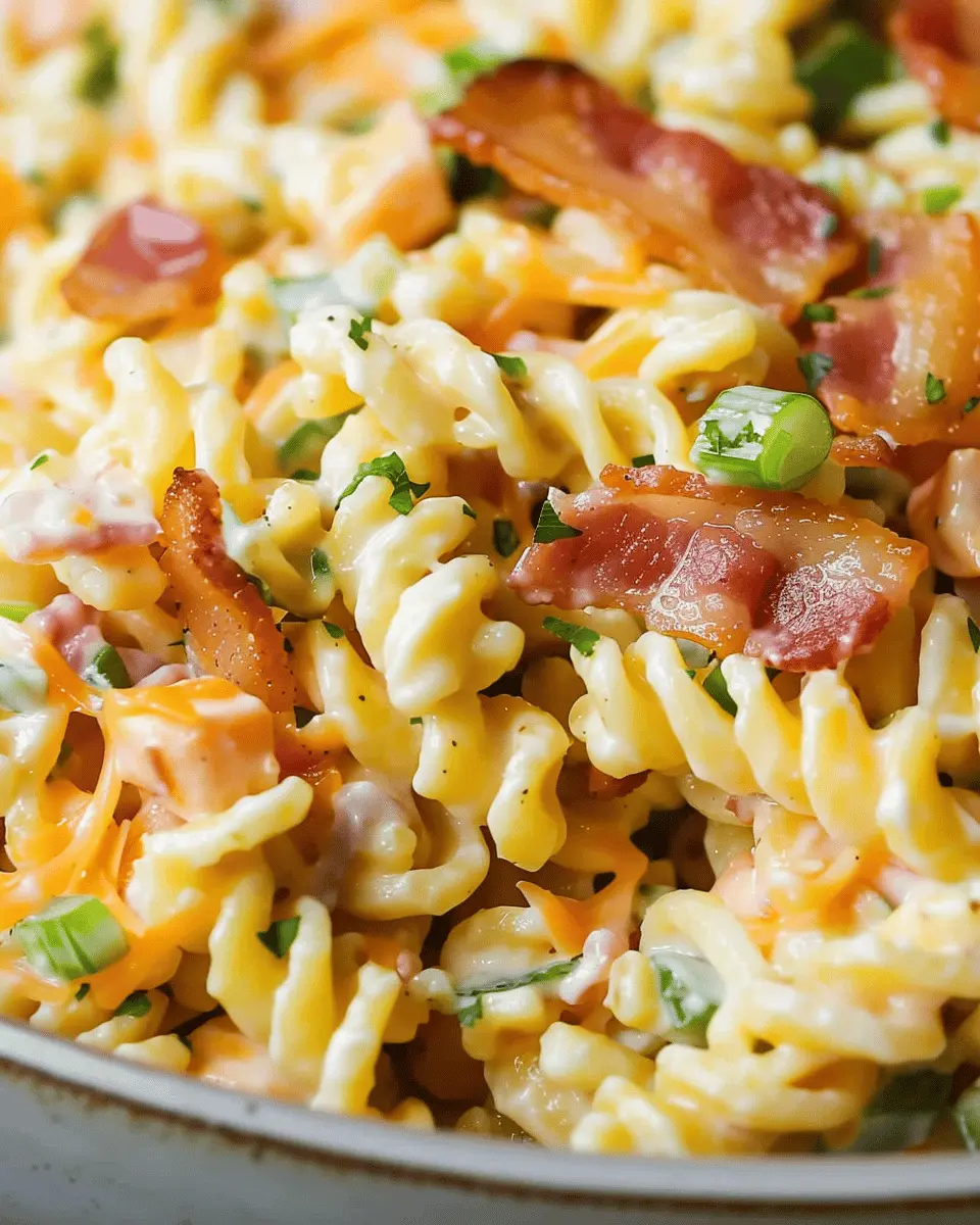 Cheddar Turkey Bacon Ranch Pasta Salad: Easy and Delicious Recipe