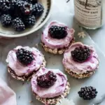 Blackberry & cottage cheese bites