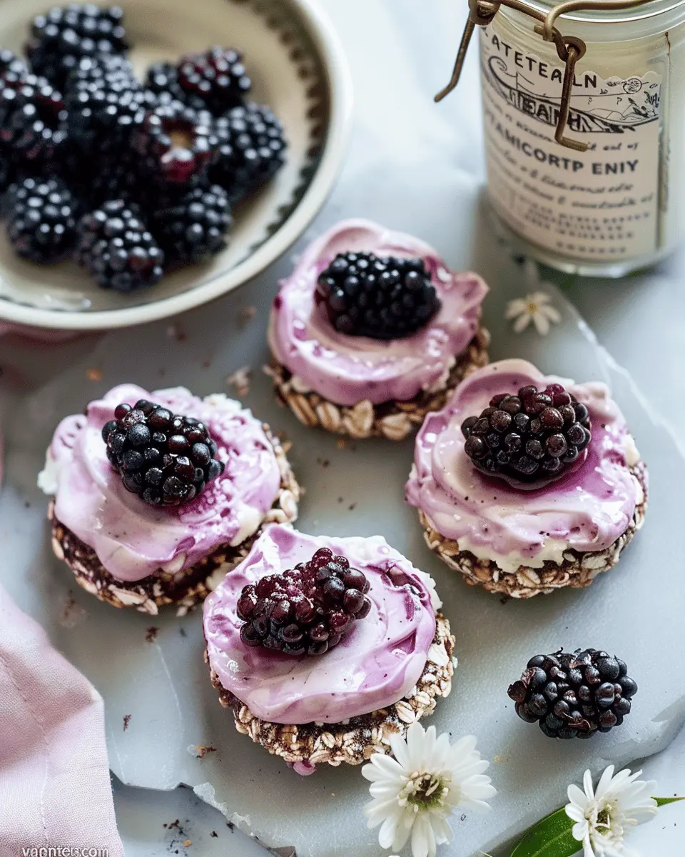 Blackberry & cottage cheese bites: Easy, Healthy Snack Delight