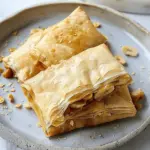 Peanut Butter and Banana Filo Pastries