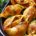 Air Fryer Taco Stuffed Pasta Shells