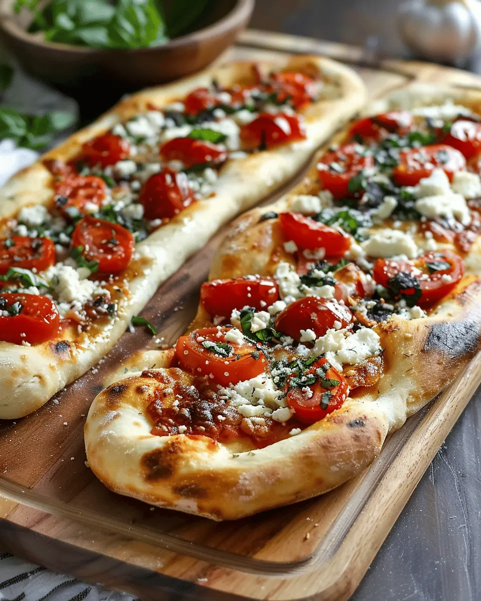 Peinirli Greek Boat Shaped Pizza: Easy Turkey Bacon Delight