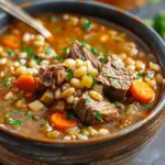 Instant Pot Beef Barley Soup Recipe