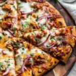 Homemade BBQ Chicken Pizza