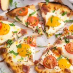Air Fryer Breakfast Flatbread Pizza