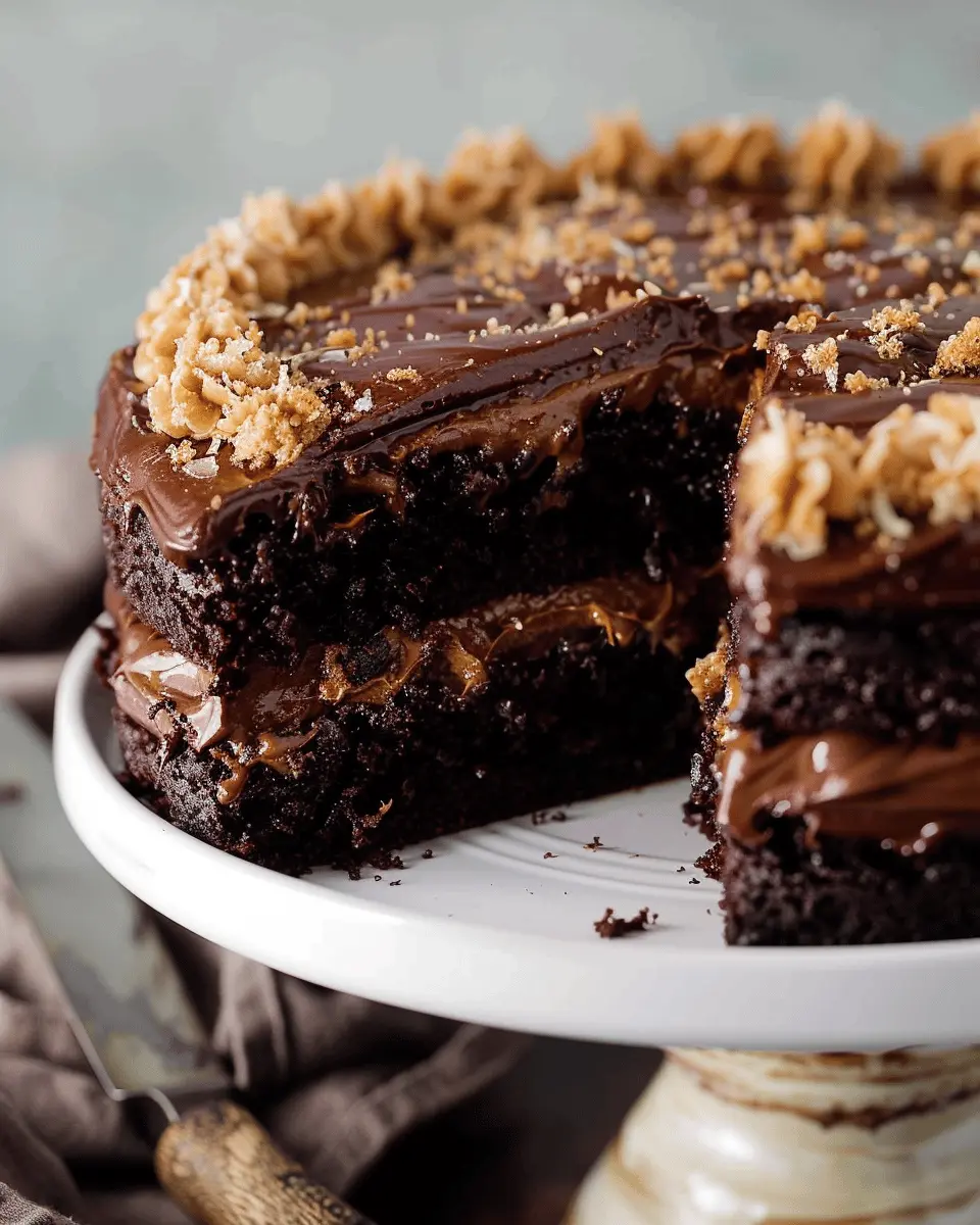 Upgraded German Chocolate Cake