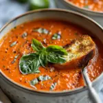 Roasted Tomato Basil Soup Recipe
