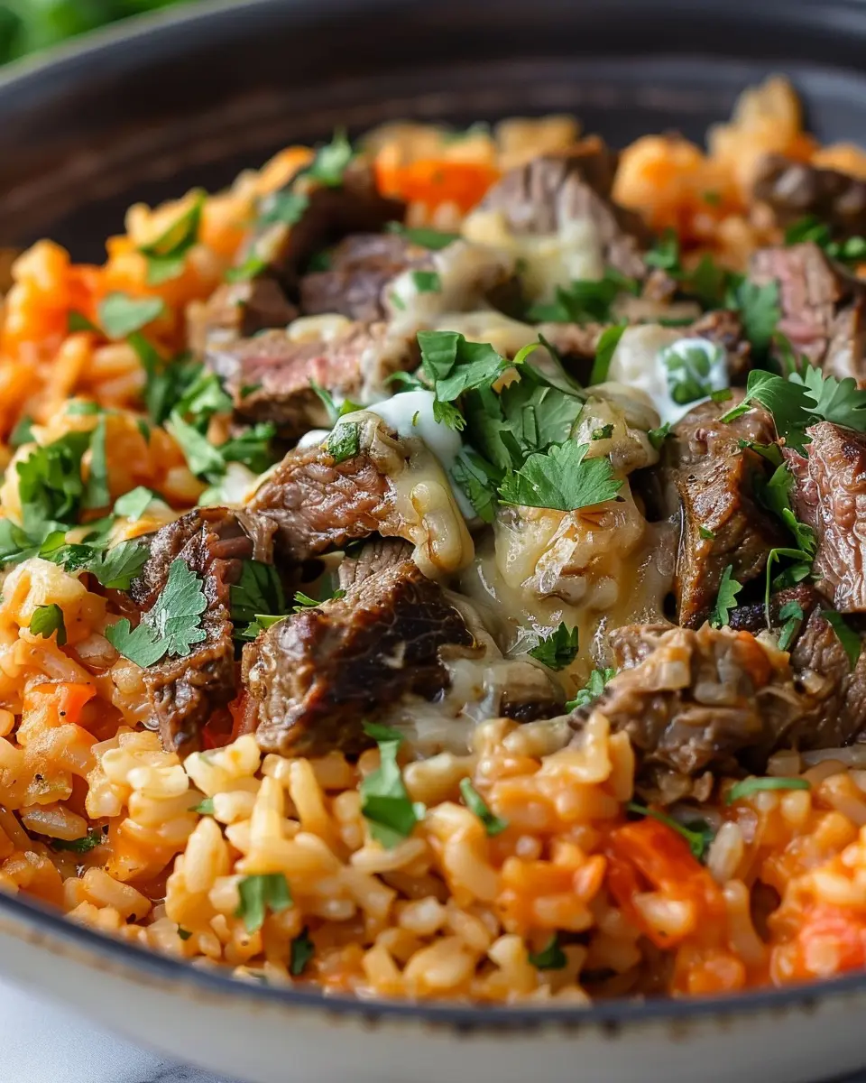 Steak Queso Rice: The Juicy, Cheese-Laden Comfort You Need