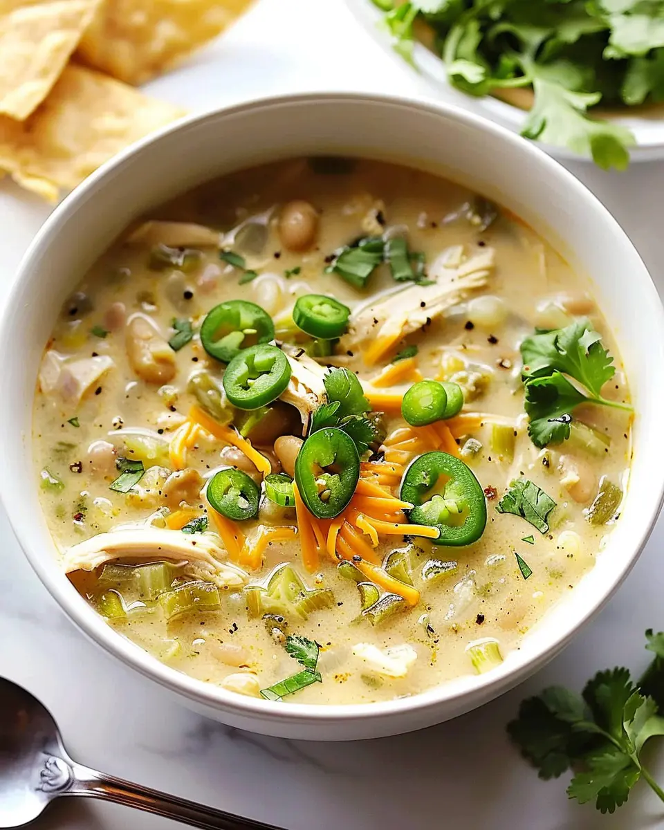 White Chicken Chili: Easy Recipe with Turkey Bacon Delight