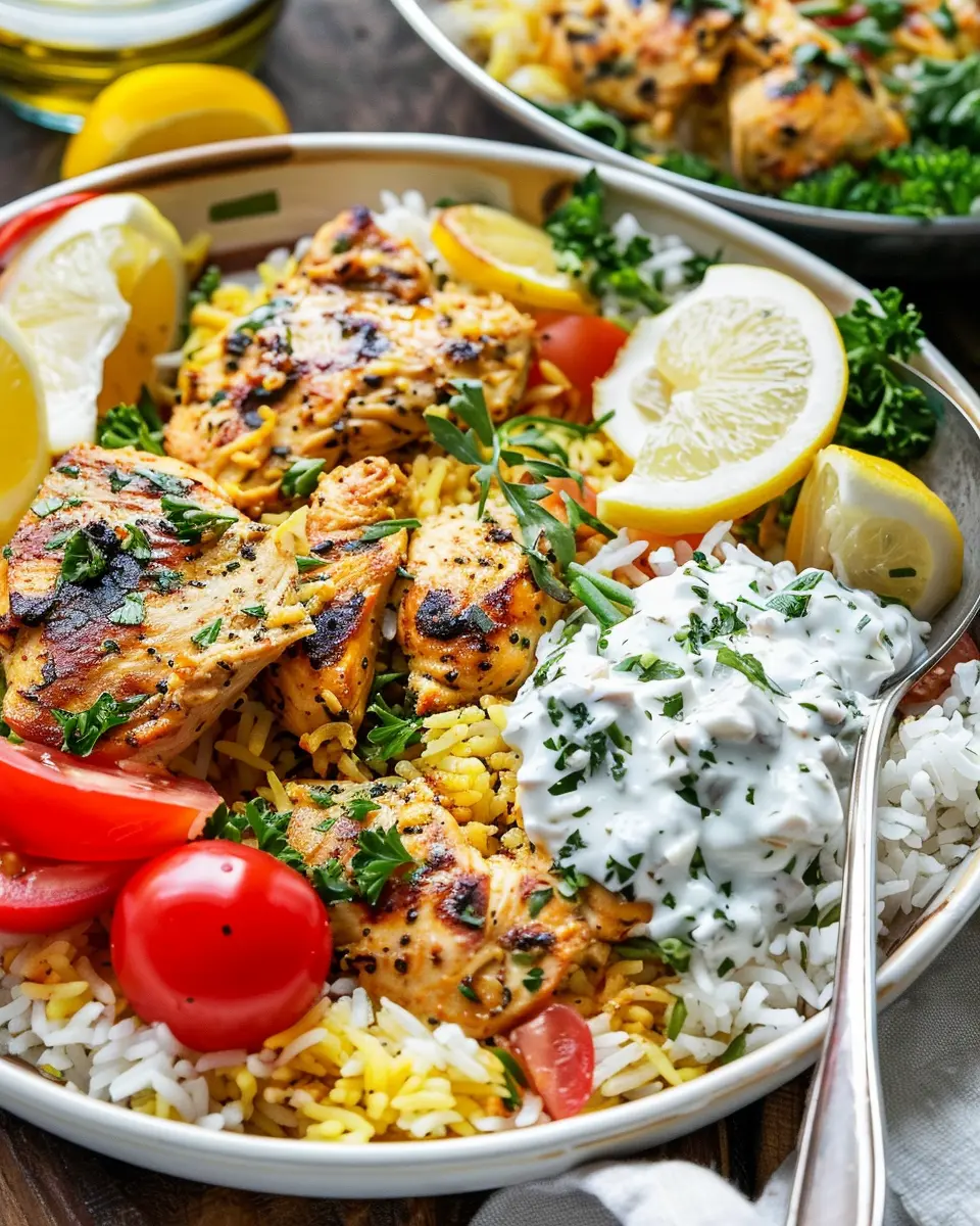 Dump-and-Bake Chicken Tzatziki: Easy Meal with Perfect Rice