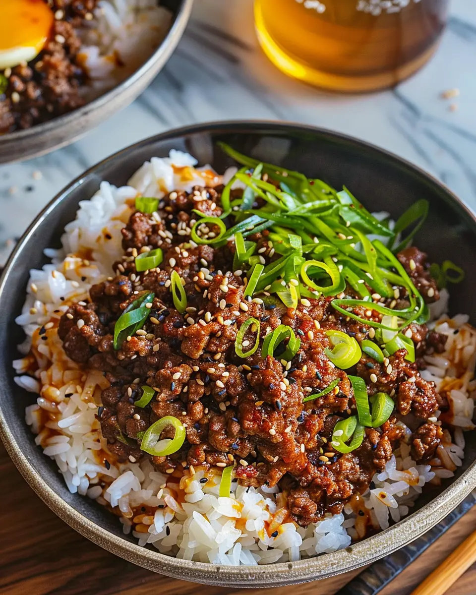 Korean Ground Beef Bowl: Easy, Flavorful Weeknight Delight