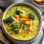 Healthy Broccoli Cheddar Soup