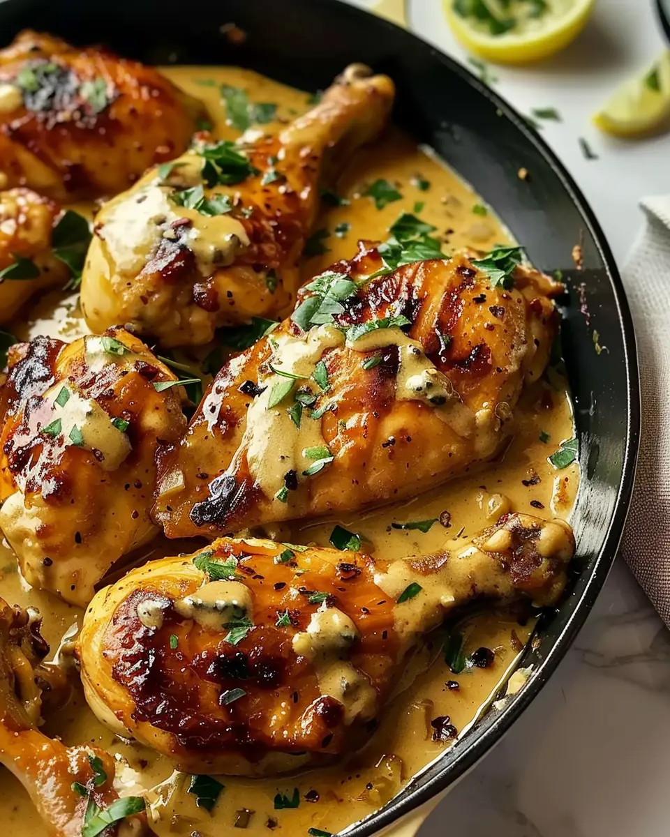 Company chicken made indulgent with turkey bacon and herbs