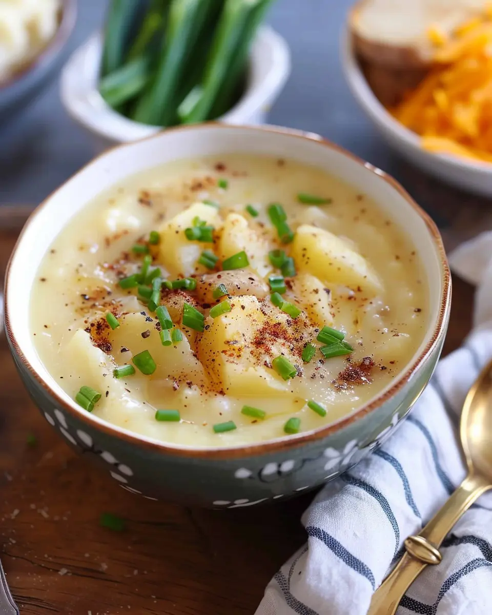 Potato Soup Recipe: Creamy Comfort with Turkey Bacon and Chicken Ham