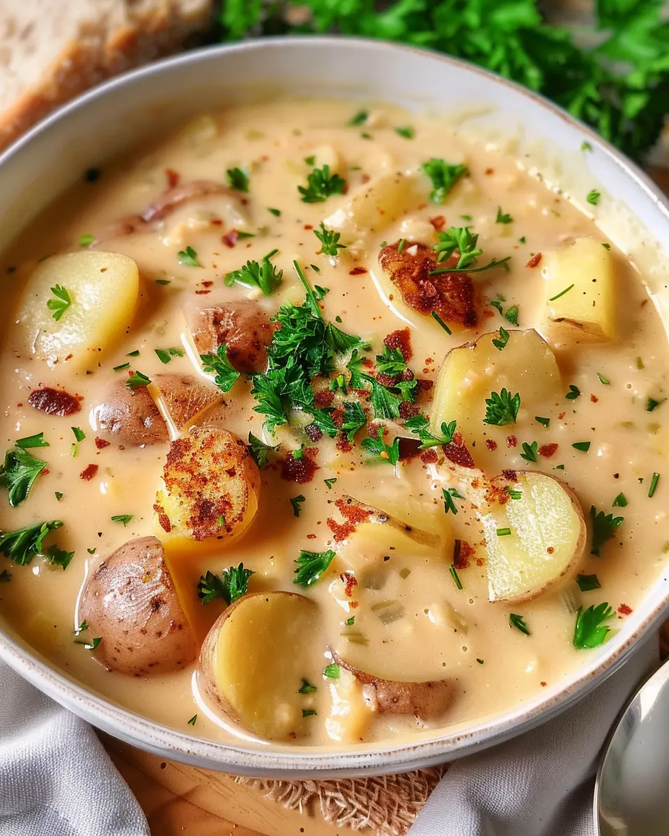Cajun Potato Soup: A Hearty Delight with Turkey Bacon and Chicken Ham