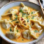 Thai Coconut Curry Dumpling Soup