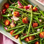 Crisp And Elegant Frenched Green Bean Salad
